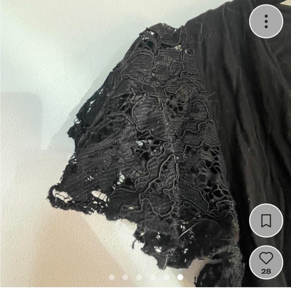 House of widow black wrap dress - Picture 6 of 7